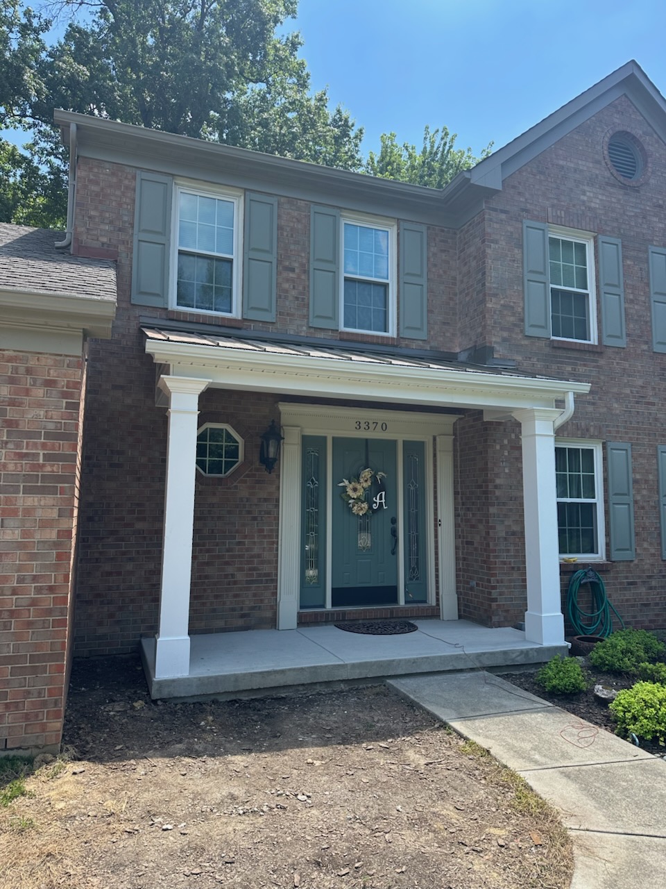 Exterior Renovations renovation — Columned Portico & Entry