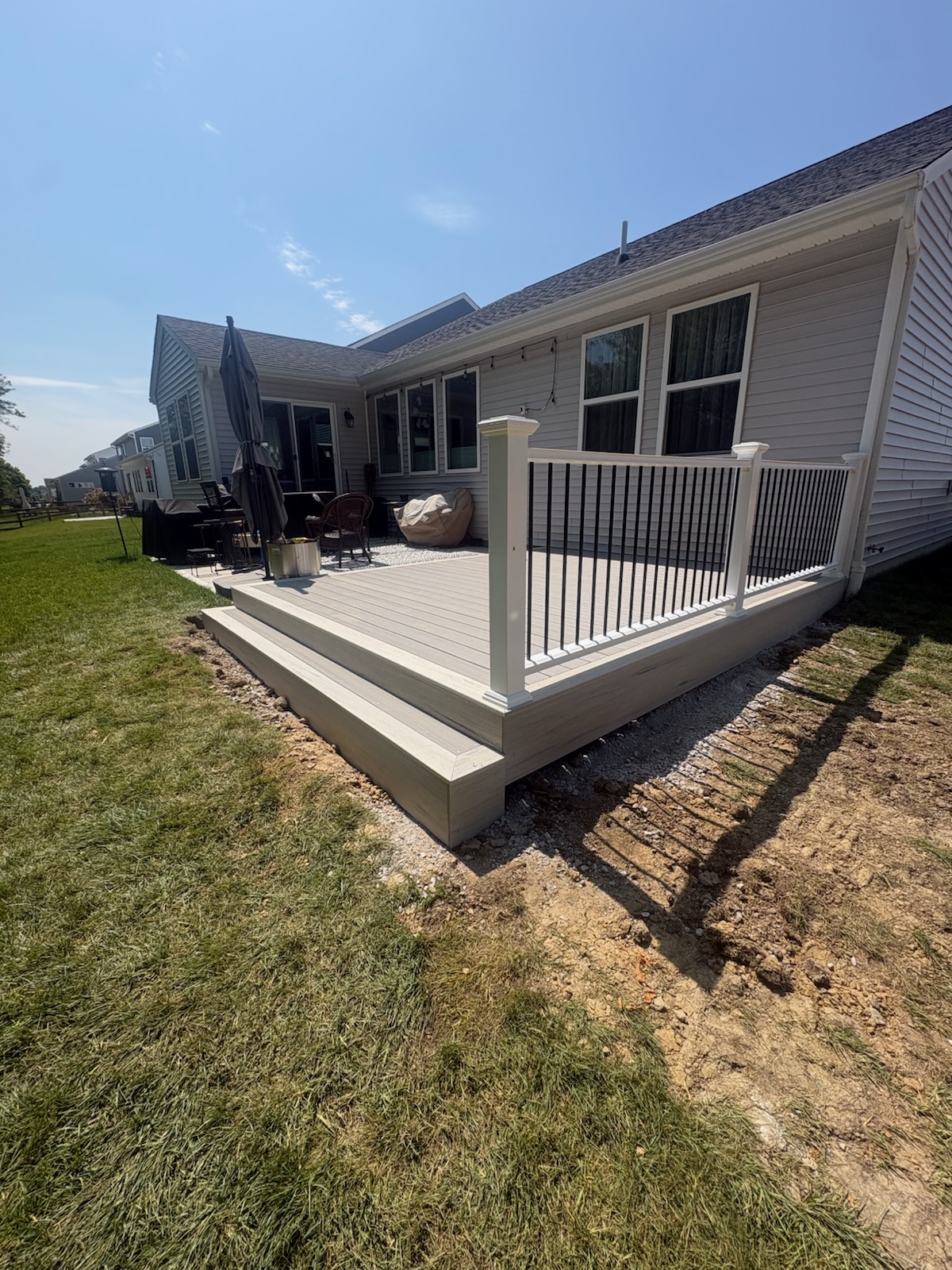 Decks renovation — Composite Deck & Railing Build